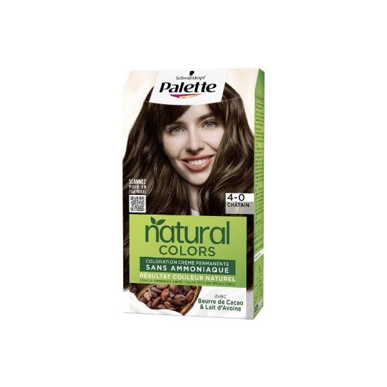 Picture of Schwarzkopf Palette Natural Colors Coloration permanente, Châtain 4-0