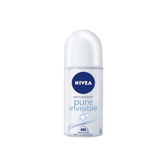 Image de Déodorant Bille Anti-transpirant48H Nivea PURE INVISIBLE, 50mL