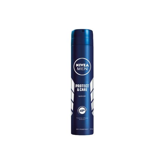 Image de Déodorant spray homme Anti-transpirant 48H Nivea Men PROTECT&CARE, 200mL