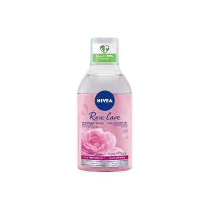 Image de Eau biphase démaquilllante micellaire à l'eau de Rose Nivea ROSE CARE, 400mL