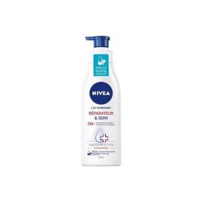 Image de Lait corps apaisant 72H Réparateur & Soin Nivea, 250mL