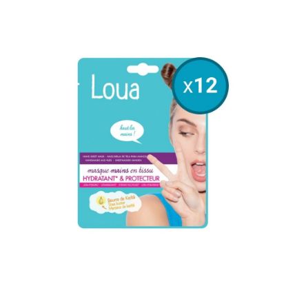 Picture of Masque Mains en Tissu Hydratant & Protecteur Loua, 1 paire, 14mL