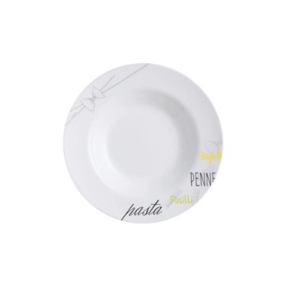 Image de Assiette à pates 28cm Friends Time - Luminarc - blanc