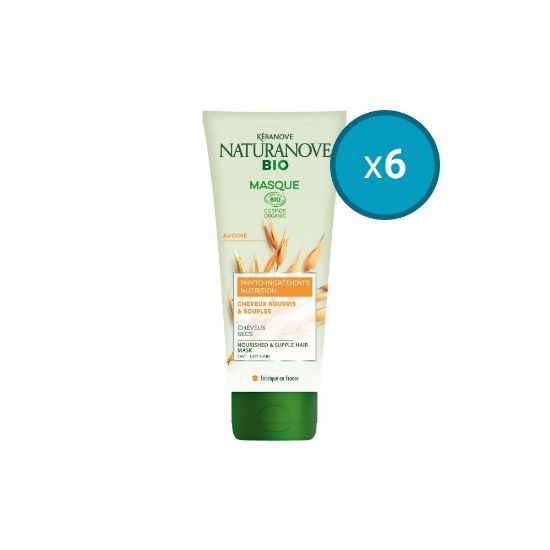 Image de Masque cheveux secs cerifié Bio Avoine, cheveux secs, Nat&Nove Bio, 200mL