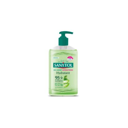 Picture of Savon antibactérien hydratant - aloe vera & thé vert bio Sanytol - Flacon 250 ml