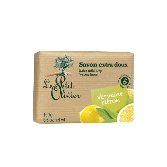 Image de Savon Extra Doux Le Petit Olivier, Verveine Citron , 100g