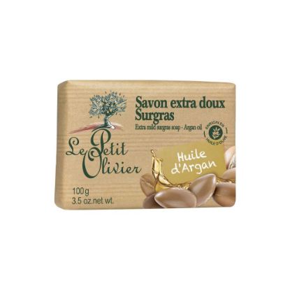 Image de Savon Extra Doux Surgras Le Petit Olivier, Huile d'Argan , 100g