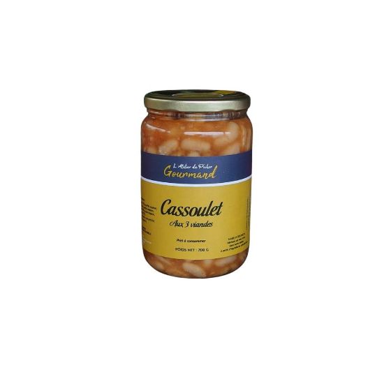 Picture of Cassoulet aux 3 viandes, L'Atelier du Pêcher Gourmand, 700g