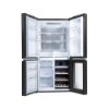 Image de Réfrigérateur multi-porte avec cave à vin intégrée | 606 L | No Frost | Cave à vin 34 bouteilles - Schneider SCMDCV605NFDAX - Dark Inox
