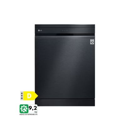 Picture of Lave-vaisselle pose libre 14 couverts 60cm | TrueSteam™ | QuadWash™ | D | Inverter Direct Drive | Connecté WIFI - LG DF425HMS - Carbone