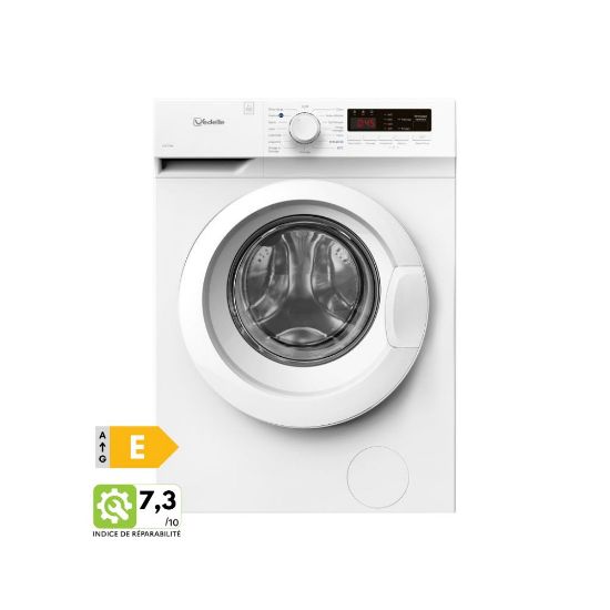 Image de Lave-linge hublot 7kg 1400tr/min - Vedette LFV174W - blanc
