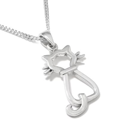 Image de Pendentif en argent - CHATON