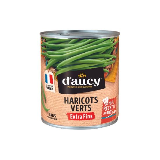 Image de Haricots verts Extra fins - D'Aucy - 400g