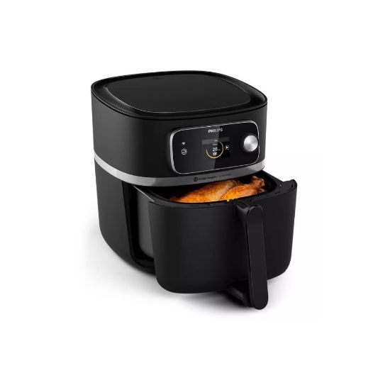 Friteuse à air, Air Fryer, cuisson sans huile, grande capacité, de 80 °C à 200 °C, technologie