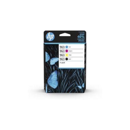 Picture of HP 963 Pack de 4 cartouches d'encre Noir/Cyan/Magenta/Jaune authentiques