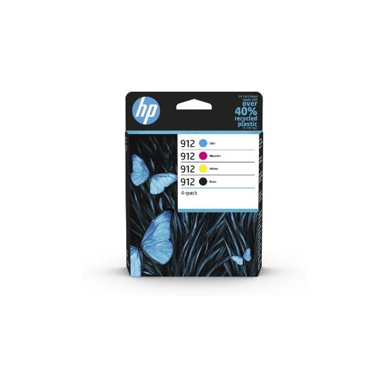 Picture of HP 912 Pack de 4 cartouches d'encre Noir/Cyan/Magenta/Jaune authentiques