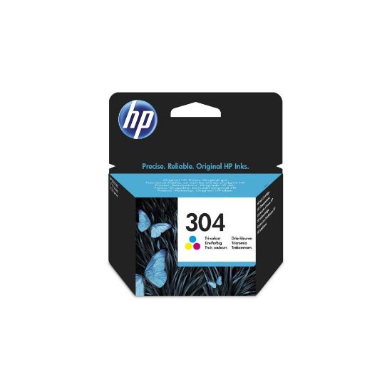 Image de HP 304 Cartouche d’encre trois couleurs authentique