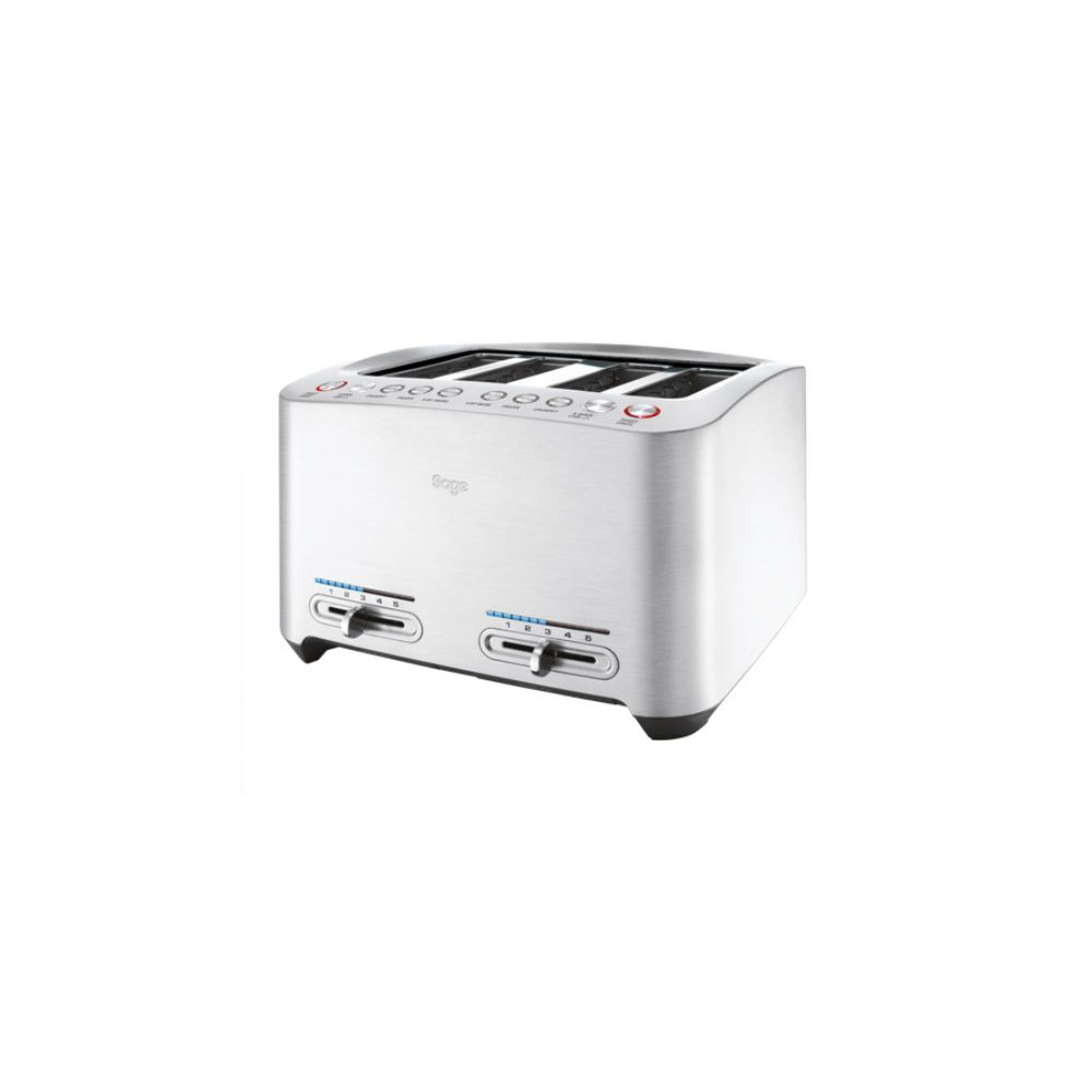 Grille pain 2 fentes 1000W - Sage the Smart Toast™ - Aluminium