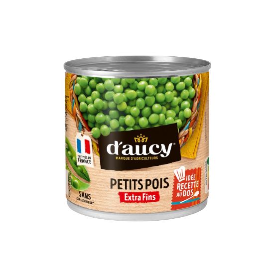 Image de Petits pois Extra fins - D'Aucy - 400g