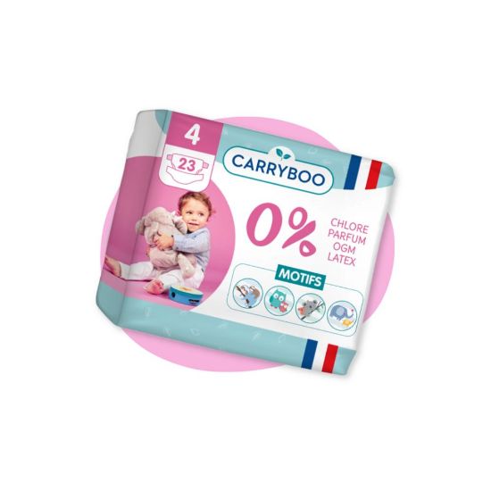 Picture of Couches écologiques Taille 4, 7-18kg - Carryboo - 23 couches