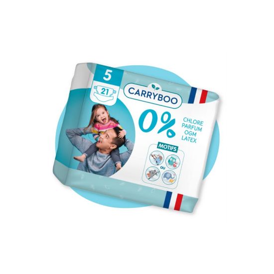 Picture of Couches écologiques Taille 5, 12-25kg - Carryboo - 21 couches
