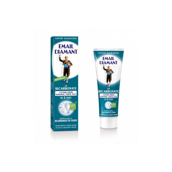 Picture of Dentifrice Le Bicarbonate, 3 actions : blancheur, pureté, éclat - Email Diamant - 75mL