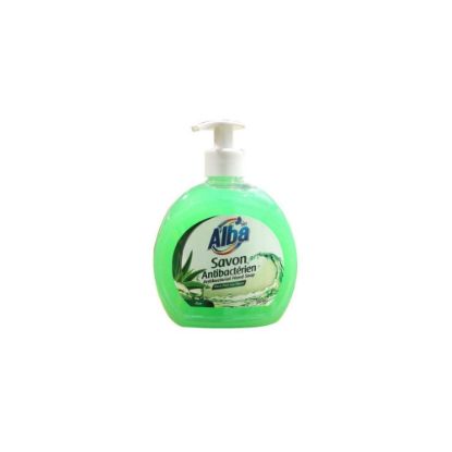 Image de Savon liquide lave-mains antibactérien Aloe - Alba net - 500mL