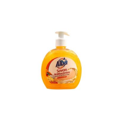 Image de Savon liquide lave-mains antibactérien Fruits tropicaux - Alba net - 500mL