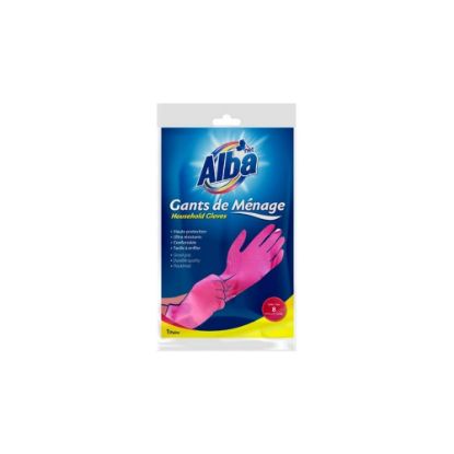 Picture of Gants de ménage taille M/L - Alba net - 1 paire de gants