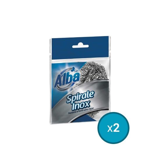 Picture of Spirale inox - Alba net - 2 éponges