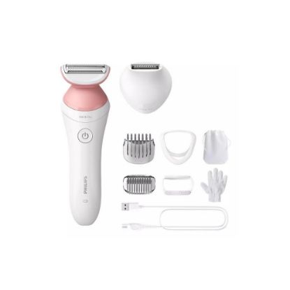 Picture of Rasoir sans fil, utilisable sur peau sèche ou humide avec accessoires - Philips Lady Shaver Series 6000 BRL146/00