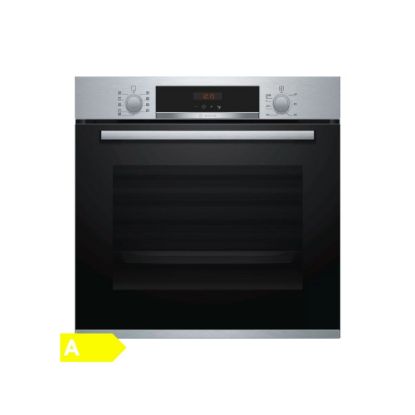 Picture of Four électrique encastrable 50cm Multifonction 71L Pyrolyse - Bosch Série 4 HBA573BR0 - inox