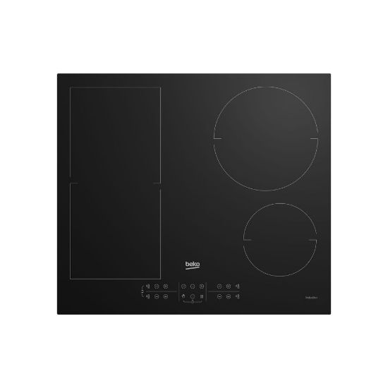 Image de Plaque de cuisson induction encastrable 60cm 4 foyers dont 1 flexible 7200W - Beko b300 HII64200FMT