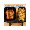 Picture of Friteuse sans huile Air Fryer 8,3 L double tiroir asymétrique - Moulinex EASY FRY & GRILL en acier inoxydable