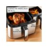 Picture of Friteuse sans huile Air Fryer 8,3 L double tiroir asymétrique - Moulinex EASY FRY & GRILL en acier inoxydable