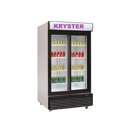 Image de Vitirine réfrigérée professionnelle portes coulissantes 600L - Kryster KNF602-SL7