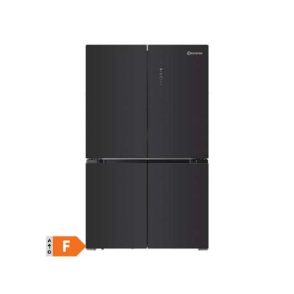 Image de Réfrigérateur combiné 4 portes 542L No Frost Inverter - Kryster KNF553D4BGD - Verre noir