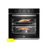 Image de Four électrique encastrable 60cm 72L Multifonction Pyrolyse Split&Cook - Beko BBVM13400XPSE - inox