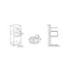 Image de Four micro-ondes combiné encastrable 25L 1000W - Scholtes SOMG1310X - noir
