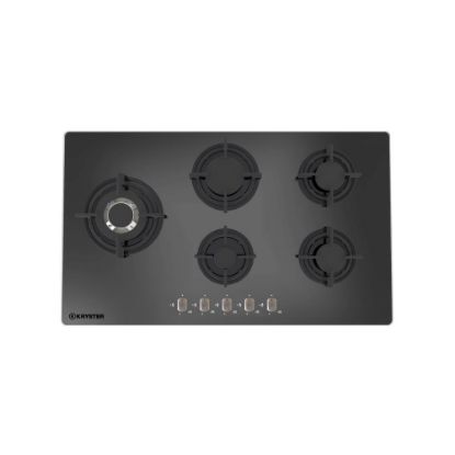 Picture of Plaque de cuisson encastrable 85cm 5 feux gaz 11300W - Kryster KVER5GW90N2