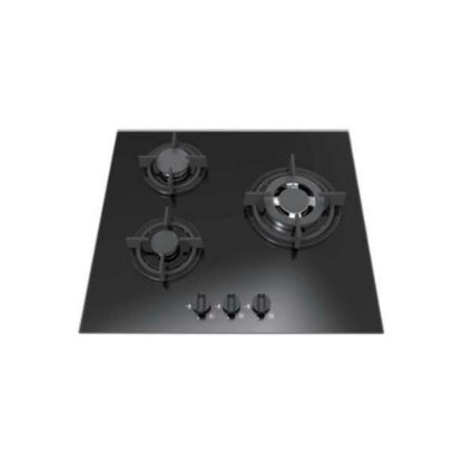 Image de Plaque de cuisson encastrable 60cm 3 feux gaz 6550W - Kryster KVERG3W