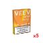 Picture of VEEV One – Etui de 5 paquets de 2 recharges Saveur Deep Yellow (Mangue)