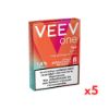 Picture of VEEV One – Etui de 5 paquets de 2 recharges Saveur Red (Pitaya & Fraise)