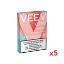 Picture of VEEV One – Etui de 5 paquets de 2 recharges Saveur Coral Pink (Pastèque & Melon)