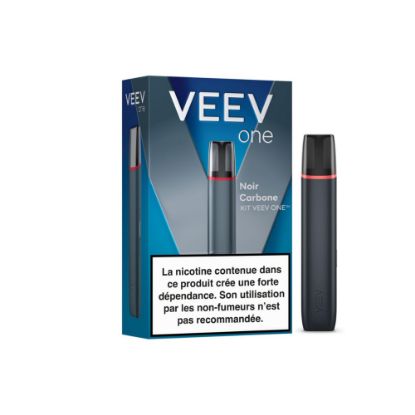 Image de VEEV One – Cigarette électronique réutilisable - Noir Carbone