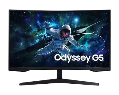 Ecran Gaming  SAMSUNG ODYSSEY G5 G55C Series 27'' QLED Incurvé (165Hz / 1ms)