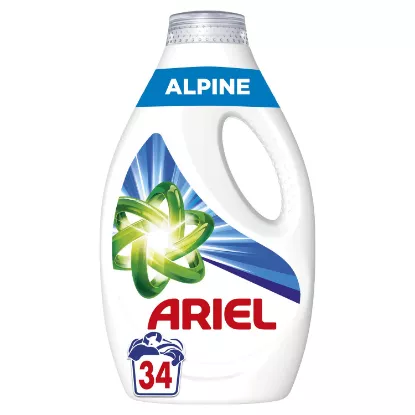 Image de Lessive liquide ARIEL Alpine 1,53L, 34 lavages