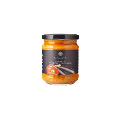 Image de Crème de poivrons et d'aubergines - La Chinata - 180g