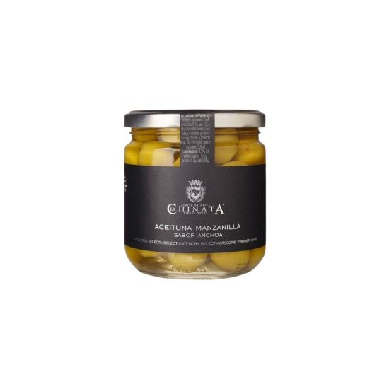 Picture of Olives Manzanilla saveur anchois - La Chinata - 350g