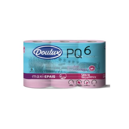 Image de Papier toilette 4 épaisseurs - Doulux Ultra Confort - 6 rouleaux
